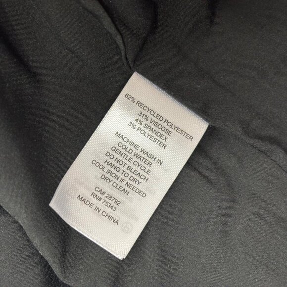 House of Harlow 1960 Matching Set Womens 10 Houndstooth Black Crop Top Wide Leg - Picture 10 of 11